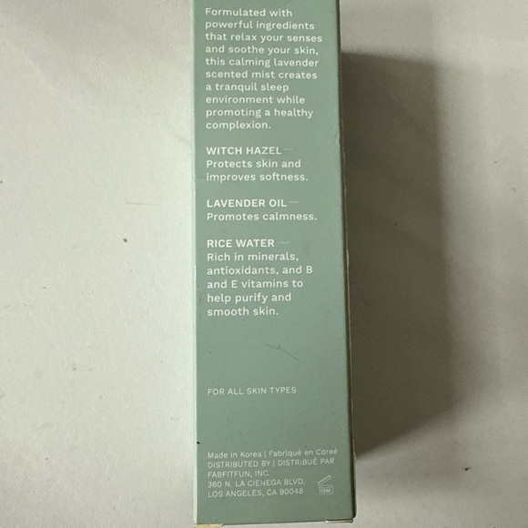 HYTHE Tranquility Sleep Mist 3 oz New Opened Box Lavender Rice Water - Picture 3 of 3